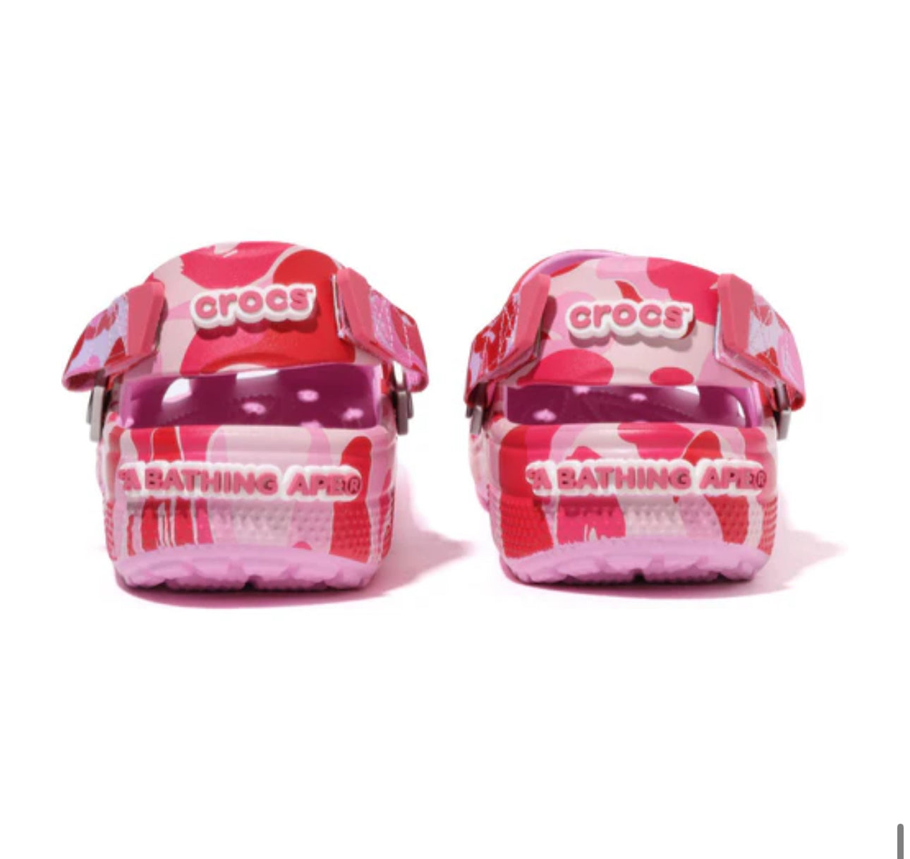 CROCS X BAPE PINK CAMO