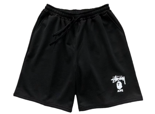 SHORT BAPE X STUSSY