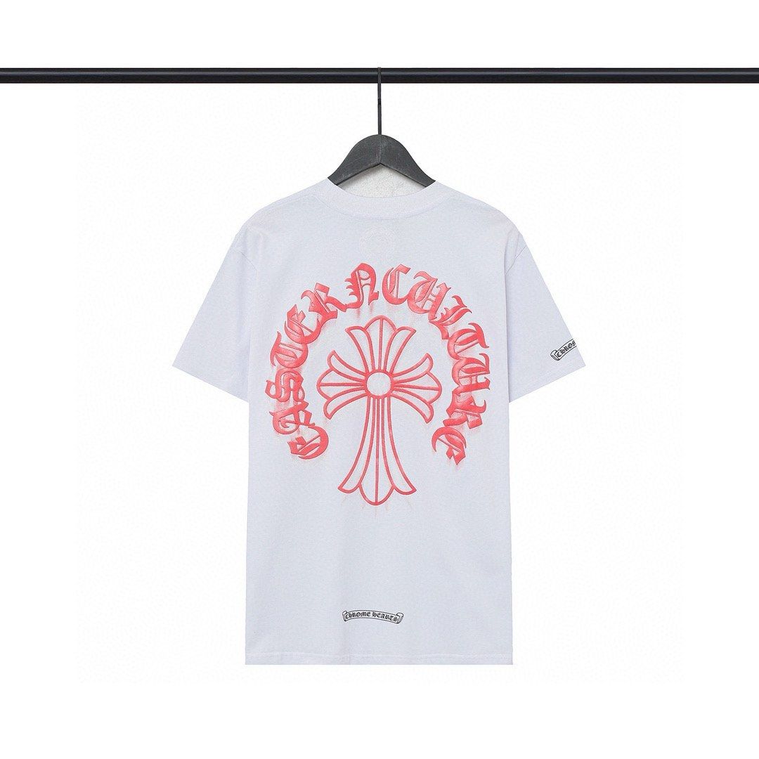 CHROMEHEARTS LOGO PINK TEE