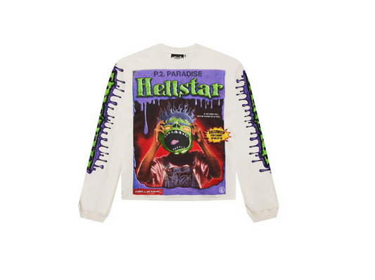 HELLSTAR HORROR BOOK LONG SLEEVE