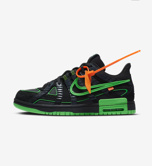 NIKE DUNK LOW X OFF WHITE RUBBER GREEN