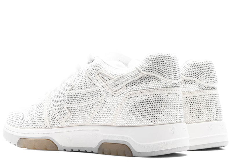 OFF WHITE OUT OF OFFICE OOO LOW SILVER STRASS