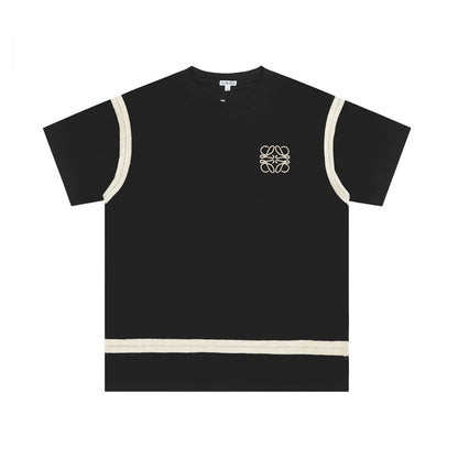 LOEWE Anagram embroidered cotton T-shirt