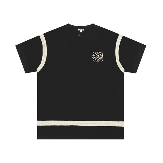 LOEWE Anagram embroidered cotton T-shirt