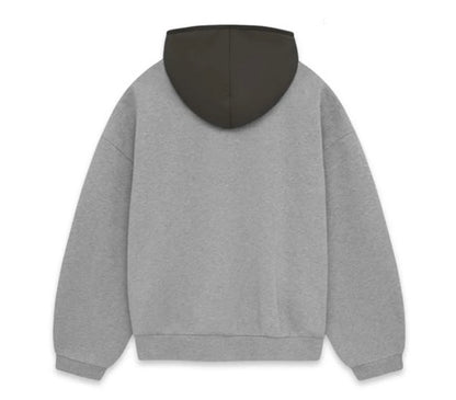 Fear of God Essentials Nylon Fleece Hoodie 'Dark Heather Oatmeal/I