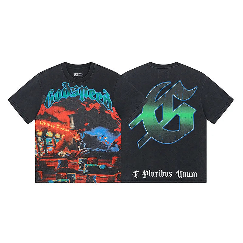 GODSPEED LIFE IS A GAMBLE TEE