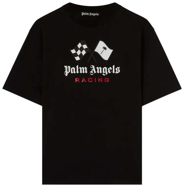 TSHIRT PALM ANGELS RACING BLACK – KITSUNE HYPE DEPT