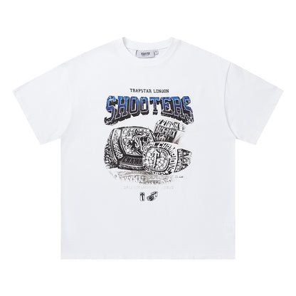 TSHIRT TRAPSTAR SHOOTERS WHITE
